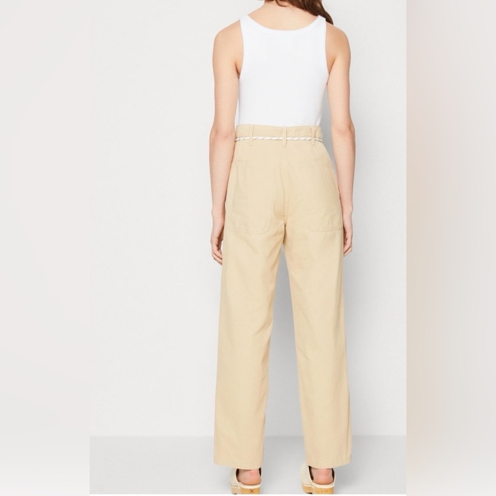 Day Birger et Mikkelsen NWT tan straight leg relaxed high rise pants cotton - Picture 2 of 4